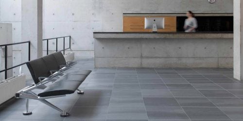 Grey commercial tiles