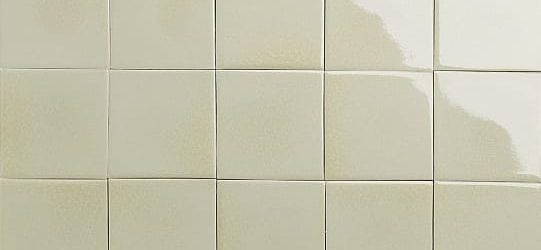 White glazed tiles